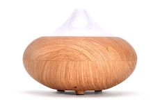 aroma difuzér Fuji, osvěžovač a zvlhčovač vzduchu, imitace světlého dřeva, 150ml