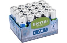 baterie zink-chloridové, 20ks, 1,5V AA (R6)