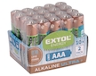 baterie alkalické, 20ks, 1,5V AA (LR6)