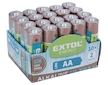 baterie alkalické, 20ks, 1,5V AA (LR6)