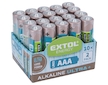 Baterie alkalické, 20ks, 1,5V AAA (LR03)