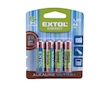 baterie alkalické, 4ks, 1,5V AA (LR6)