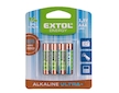 baterie alkalické, 4ks, 1,5V AAA (LR03)