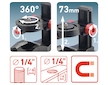 Držák-stativ nastavitelý, magnetický na laser/kameru, 1/4