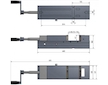 Hydraulický strojní svěrák HCV 105