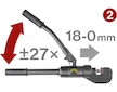 kleště štípací hydraulické pákové, rozsah střihu ⌀ 4-16mm, 430mm