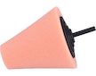 kužel leštící pěnový, T40, oranžový, ∅80mm, stopka 6mm