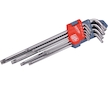 L-klíče TORX prodloužené, sada 9ks, T10-50mm
