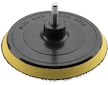 nosič brusných výseků, do vrtačky - suchý zip, ∅125mm, stopka 8mm