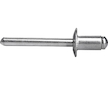 nýty trhací hliníkové sada 250ks, O 6,4x9,6mm plochá hlava