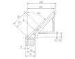 Ohýbačka plechu ruční FSBM 1020-25 E Metallkraft