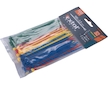 pásky stahovací barevné, 100x2,5mm, 100ks, (4x25ks), 4 barvy, nylon