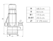 Ponorné čerpadlo EXTOL PREMIUM, 750W, 39000l/h