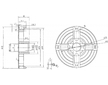 Univerzální sklíčidlo čtyřčelisťové ø 150 mm Holzstar