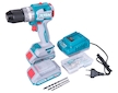 Vrtací šroubovák AKU s příklepem, brushless, 20V Li-ion (2x), industrial