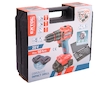 vrtací šroubovák aku s příklepem SHARE20V, BRUSHLESS, 2Ah (2×)