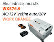 Worx set WX876.9 - Aku lednička / mrazák 20V + WA3611 2x4.0Ah - duální nabíječka - Powershare