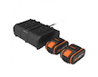 Worx set WX876.9 - Aku lednička / mrazák 20V + WA3611 2x4.0Ah - duální nabíječka - Powershare