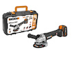WX812 - Aku úhlová bruska 20V, 1x4.0Ah - Powershare