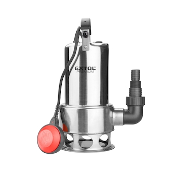 Čerpadlo ponorné kalové, nerezové tělo, 1100W, 1600l/h, 15m kabel