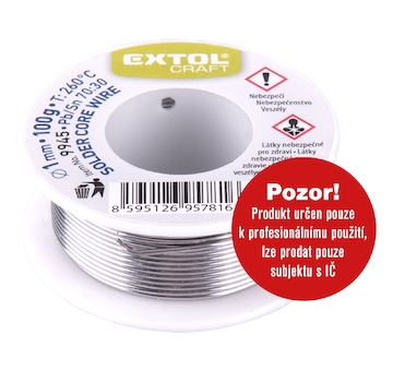 drát pájecí Sn30/Pb70, ∅1mm, 100g