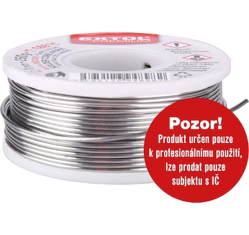drát pájecí trubičkový Sn60/Pb40, ∅1mm, 100g