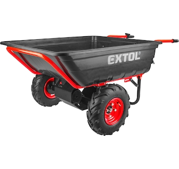 dvoukolák nákladní s převodovkou aku, 300kg, 300l, 40V Li-ion, 6Ah