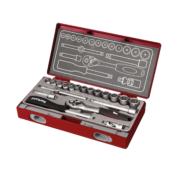 Gola sada FORTUM MULTI-LOCK, sada 19ks, 1/4