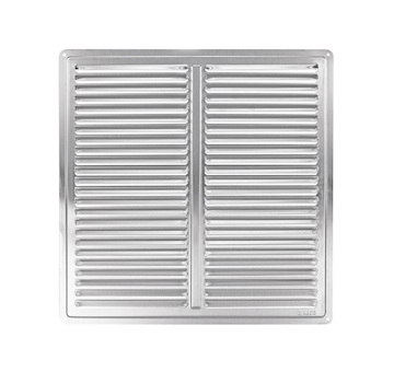 HACO Dvířka revizní kovová bílá s tlačným zámkem | 150x150 mm