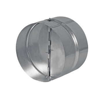 HACO Klapka zpětná kovová ZKK | 125 mm