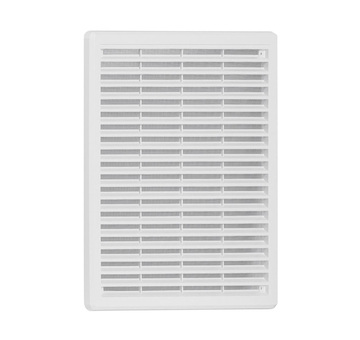 HACO Mřížka větrací bílá se síťovinou - krytka | 150x150 mm