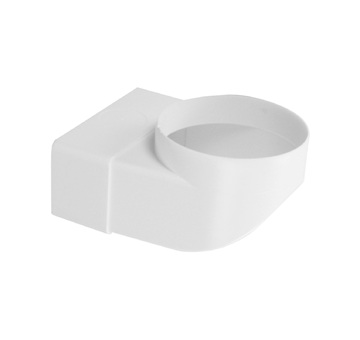 HACO Přechodový kus koleno CKZ | 100/110x55 mm