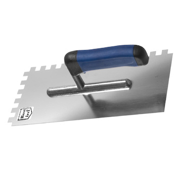 Hladítko 270x127mm zub.12 nerez - softgrip