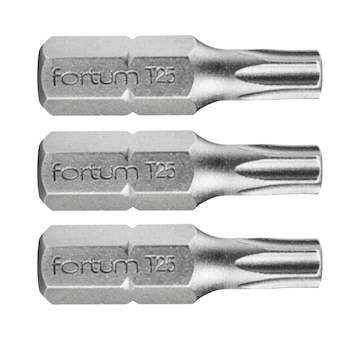 hrot TORX sada 3ks , T 25x25mm, S2