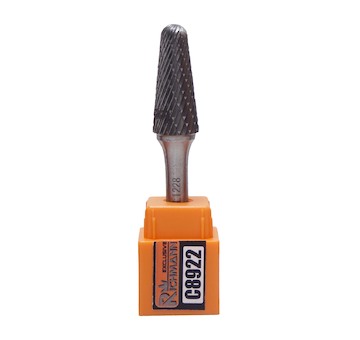 Kolíková fréza do kovu zaoblený kužel 8x22mm