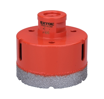 Korunka vykružovací diamantová, O 68mm, závit M14