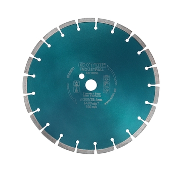kotouč diamantový řezný segmentový na BETON, suché řezání, 300x25,4x3,2mm