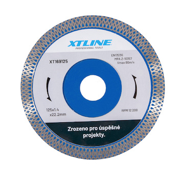 Kotouč diamantový turbo 180x2x25,4/22,2 mm