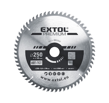 kotouč pilový s SK plátky, 250x2,2x30mm, 60T
