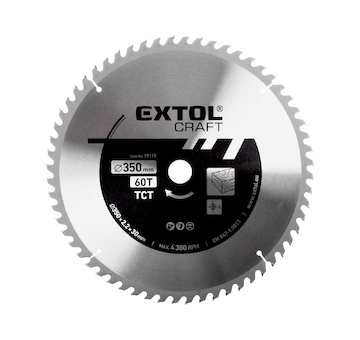 Kotouč pilový s SK plátky, 350x2,2x30mm, 60T