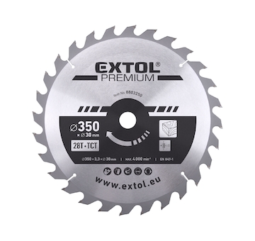 kotouč pilový s SK plátky, 350x2,5x30mm, 28T