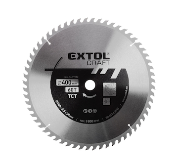 Kotouč pilový s SK plátky, 400x2,5x30mm, 60T