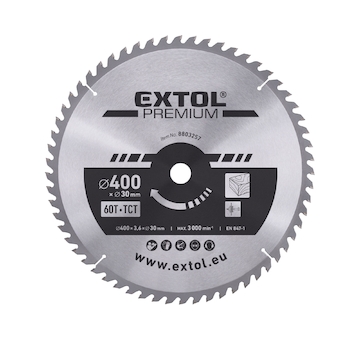 kotouč pilový s SK plátky, 400x2,8x30mm, 60T