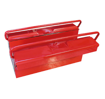 Kufr na nářadí kov.495x200x290mm 5 přihrádek TB122B