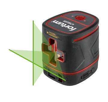 laser zelený liniový křížový samonivelační