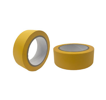 Lepicí páska zakrývací a ochranná PVC, štukatérská žlutá | 38 mm x 33 m