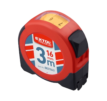 Metr svinovací s odečítacím okénkem, 3m, š. pásku 16mm