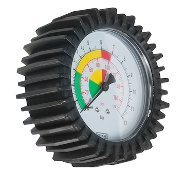 Náhradní manometr pro pneuhustič PRO Ø 80 mm, cejchovatelný