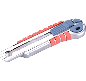 Nůž ulamovací s kovovou výstuhou a zásobníkem, 18mm Auto-lock
