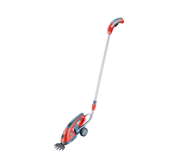 Nůžky na trávu a živé ploty aku s teleskopickou násadou, 7,2V Li-ion, 1500mAh
